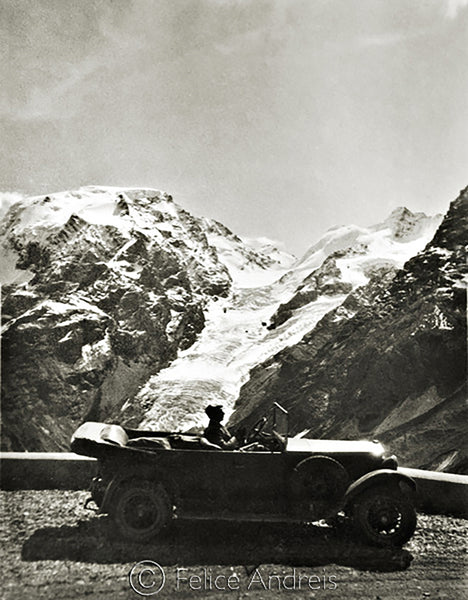 Gruppo dell'Ortler dal Passo dello Stelvio, Trentino Alto Adige 1931